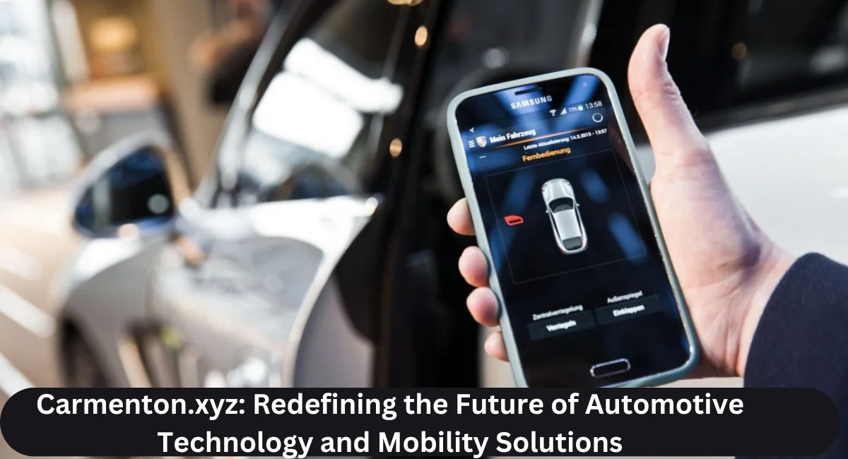 this image shown in Carmenton.xyz: Redefining the Future of Automotive Technology and Mobility Solutions